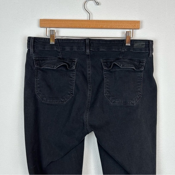 Paige Mayslie Jogger Pants Faded Mist Washed Black 32 - Picture 9 of 14